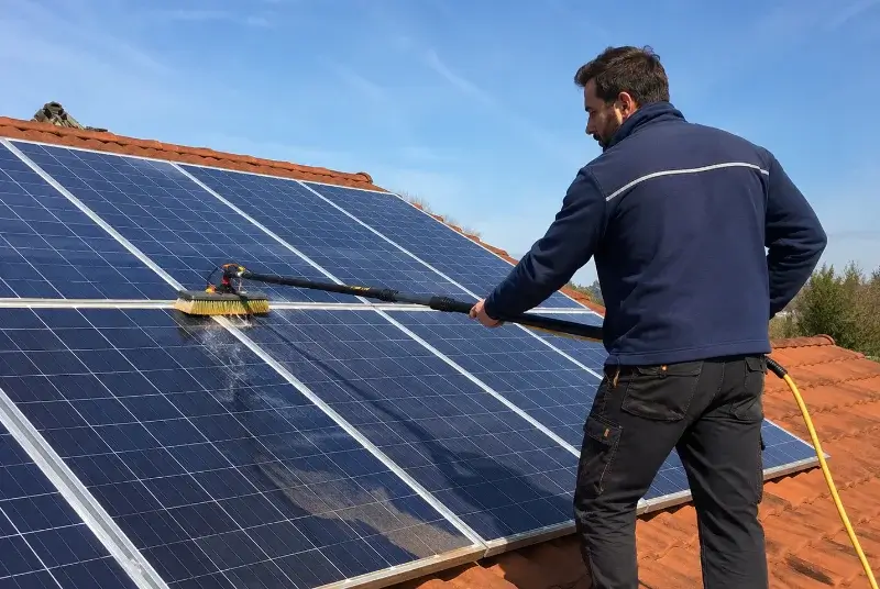 Nettoyage et entretien de panneaux solaires à Lissieu